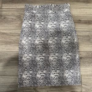 Antonio Melani Snakeskin Pencil Skirt